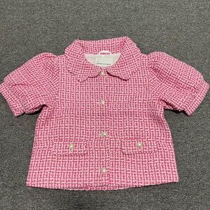 Janie and Jack Pink Button Down Shirt